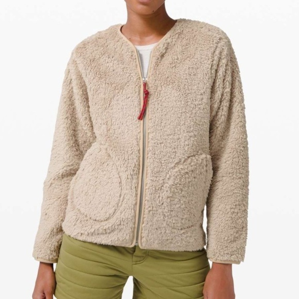 Lululemon Teddy Fleece Bomber Jacket